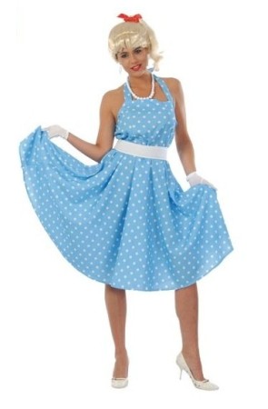 Disfraz Grease Sandy Blue Adulto