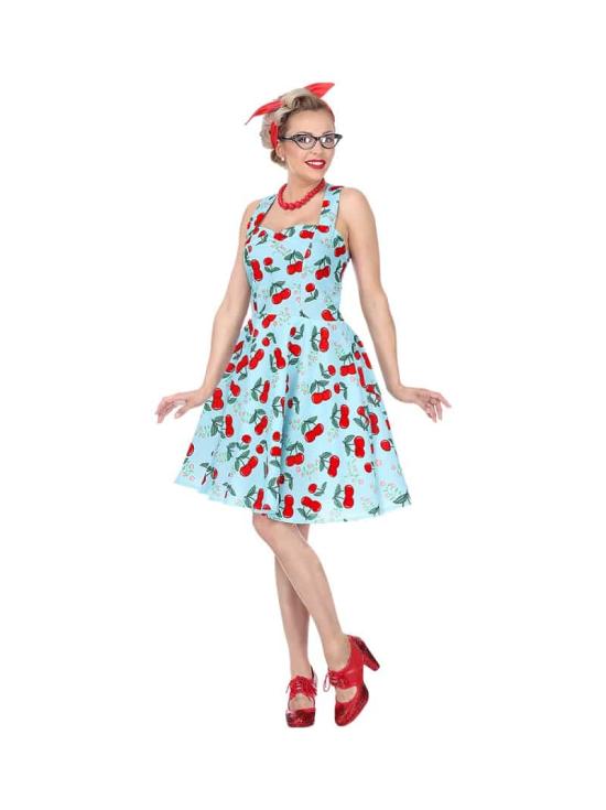 Disfraz Chica Años 50 Moda Blue talla adulta