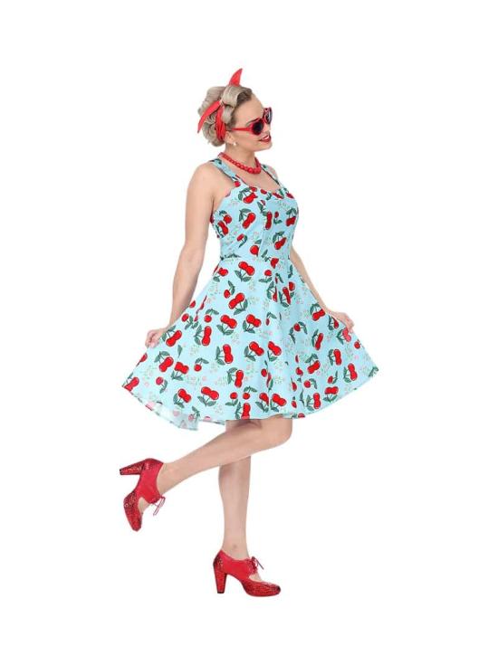 Disfraz Chica Años 50 Moda Blue talla adulta
