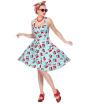 Disfraz Chica Años 50 Moda Blue talla adulta