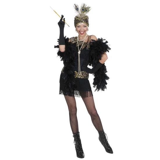Disfraz Chica de los Años 20 Negro mujer. Disfraz Chica de los Años 20 Negro mujer.