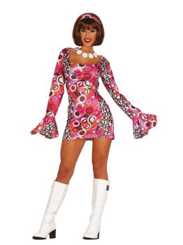 Disfraz Chica disco Fashion años 70 adulta