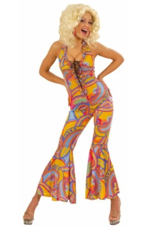 Disfraz Chica Disco Fashion Wi  adulta