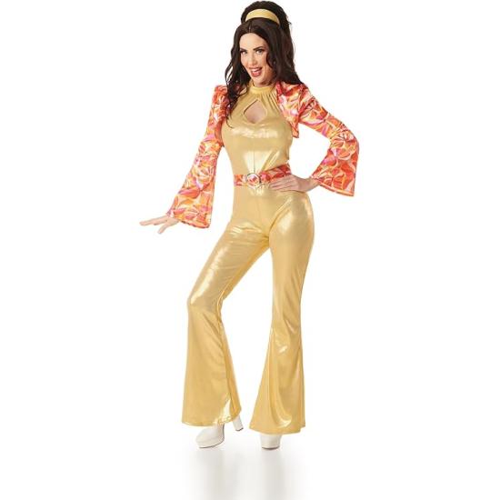 Disfraz Disco Dorado Mujer Años 70