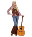 Disfraz Chica Hippie Boom adulta