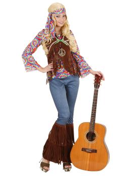 Disfraz Chica Hippie Boom adulta