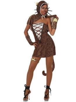 Disfraz Chica Leopardo adulta