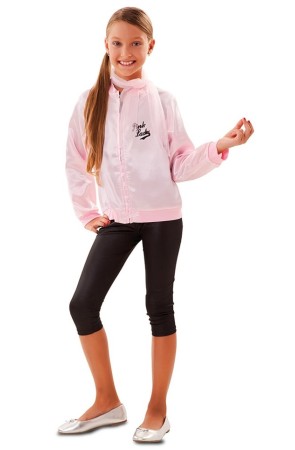 Disfraz Chica Pink Ladies Grease para niñas