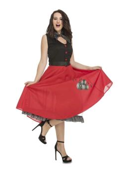 Disfraz Chica Ye-Ye años 50-60 talla adulta