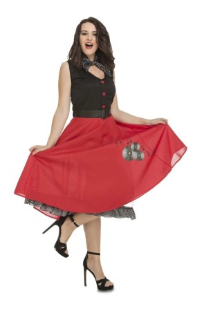 Disfraz Chica Ye-Ye años 50-60 talla adulta