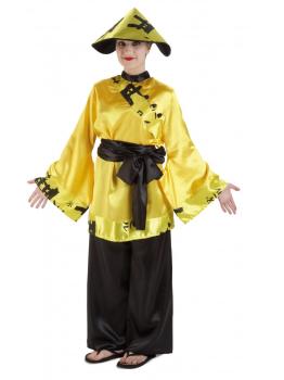 Disfraz China Amarillo para mujer