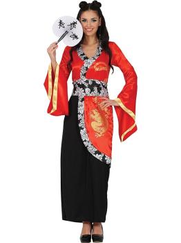 Disfraz China Tradicional para Mujer – Vestido y Cinturón