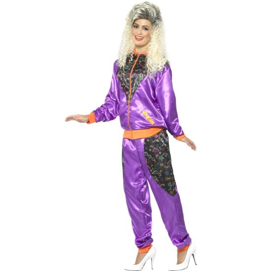 Disfraz Chándal Super Retro años 80 adulta Disfraz Chándal Super Retro años 80 adulta