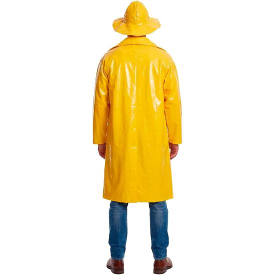 Disfraz Chubasquero Marinero Adulto Amarillo unisex