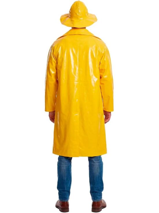 Disfraz Chubasquero Marinero Adulto Amarillo unisex