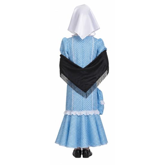 Disfraz Chulapa Azul Niña