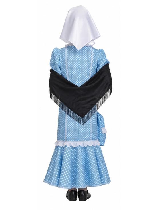Disfraz Chulapa Azul Niña