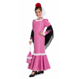 Disfraz Chulapa Rosa Infantil | San Isidro