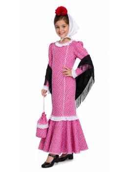 Disfraz Chulapa Rosa Infantil | San Isidro