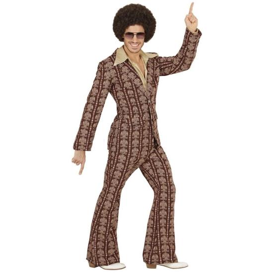 Disfraz Chulo Disco años 70 Marrón para adulto Disfraz Chulo Disco años 70 Marrón para adulto