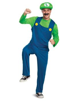 Disfraz Clásico de Nintendo Super Mario Brothers Luigi