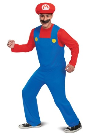 Disfraz Clásico de Nintendo Super Mario Brothers Mario