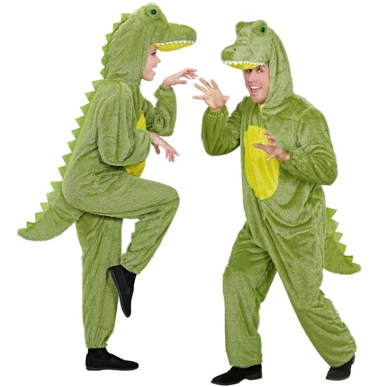  CostumeShine - Disfraz de mascota de cocodrilo verde para  adultos, hombres y mujeres, disfraz de dibujos animados de animales :  Deportes y Actividades al Aire Libre