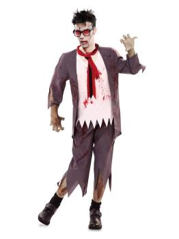 Disfraz Colegial Zombie talla adulto