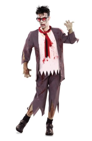 Disfraz Colegial Zombie talla adulto