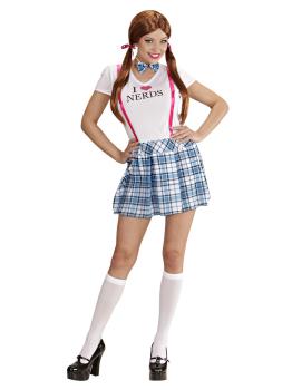 Disfraz Colegiala Empollona mujer