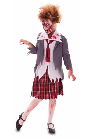 Disfraz Colegiala Zombie.niña