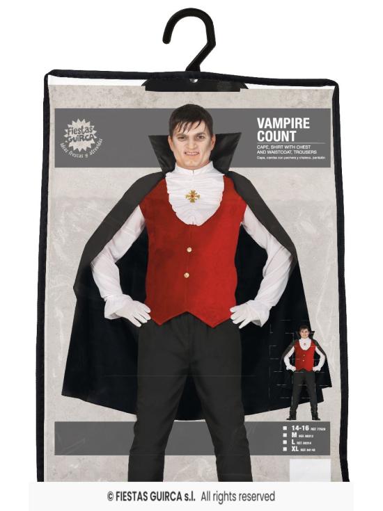 Disfraz Conde Drácula para chicos