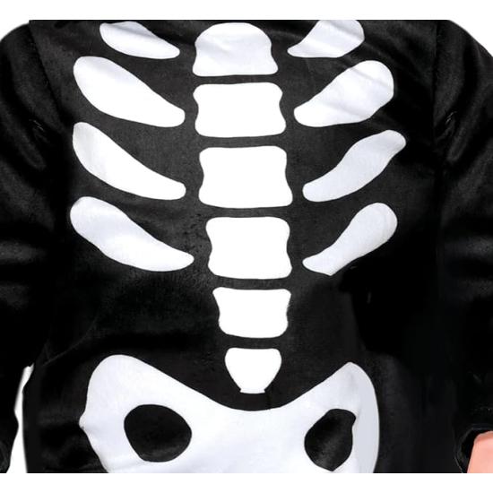 Disfraz Conejo Negro Esqueleto Bebé