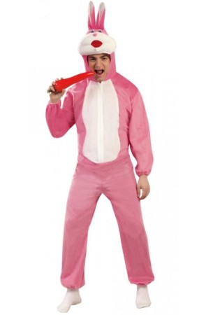 Disfraz Conejo Rosa  adulto