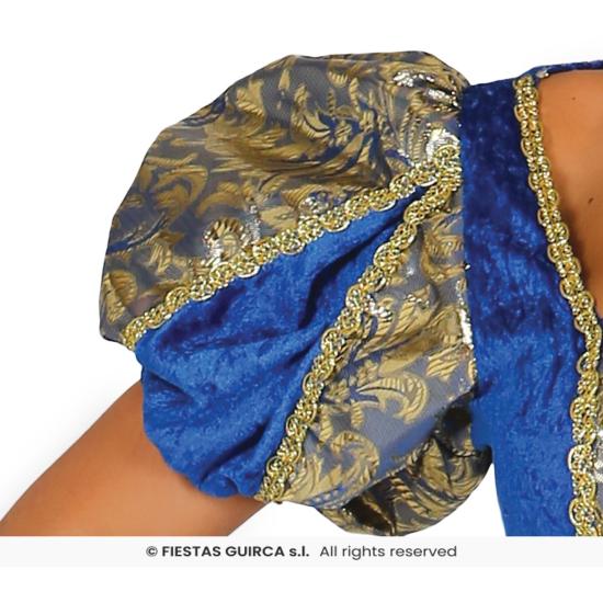 Disfraz Cortesana Azul Época.