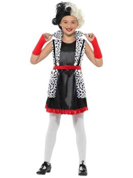 Disfraz Cruella de Vill  talla infantil