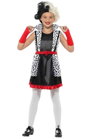 Disfraz Cruella de Vill  talla infantil