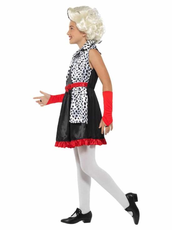 Disfraz Cruella de Vill  talla infantil