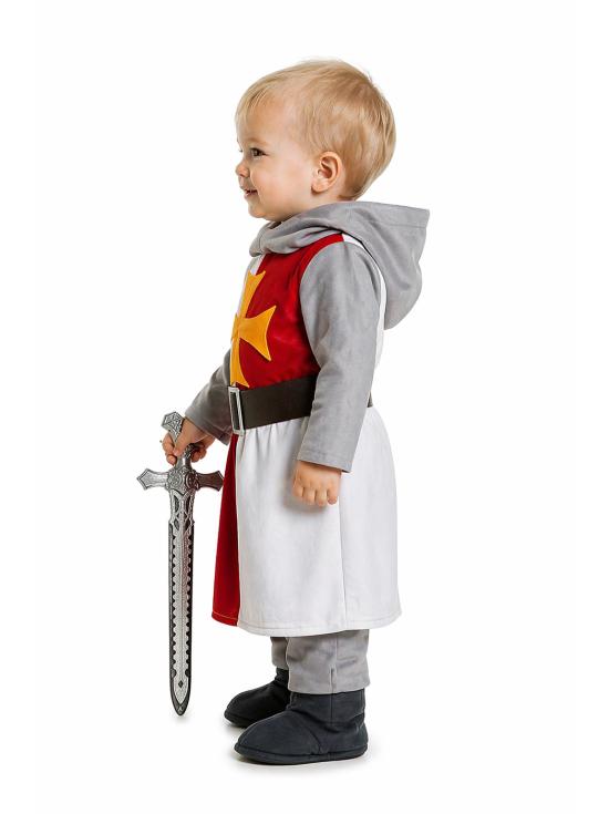 Disfraz Cruzado Medieval Infantil barato | Caballero templario niño