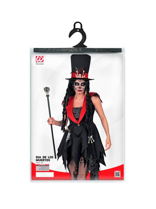 Disfraz “Día de los Muertos” para mujer – vestido y sombrero
