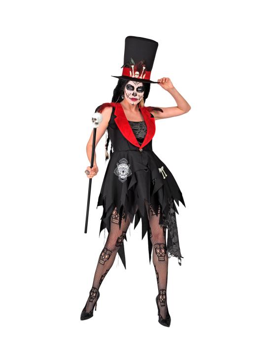 Disfraz “Día de los Muertos” para mujer – vestido y sombrero