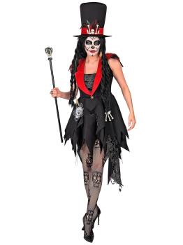 Disfraz “Día de los Muertos” para mujer – vestido y sombrero