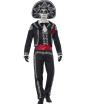 Disfraz Día de los Muertos señor Bones hombre