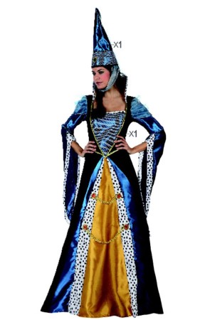 Disfraz Dama del Reino Medieval adulta