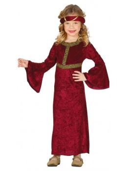 Disfraz Dama Medieval Corte para Niña