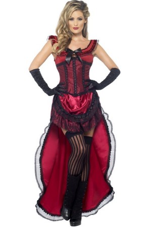 Disfraz Dama Saloon Oeste mujer