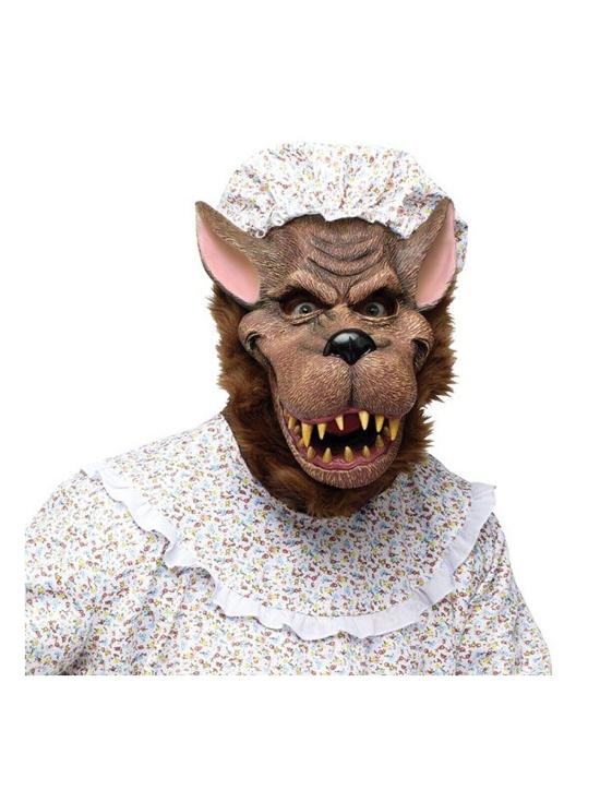 Disfraz de abuela lobo feroz para adulto