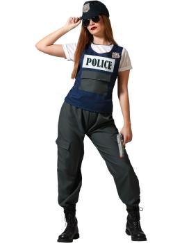 Disfraz de Agente de Seguridad Mujer **