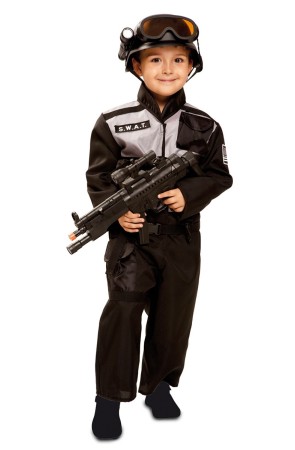 Disfraz de agente SWATde niño