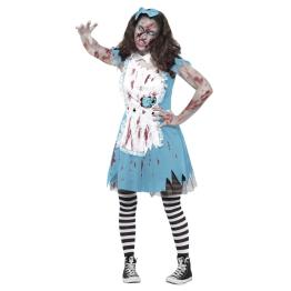 Disfraz de Alicia Zombie para adulta